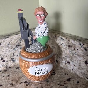 Casino Money Figurine with Green Pants